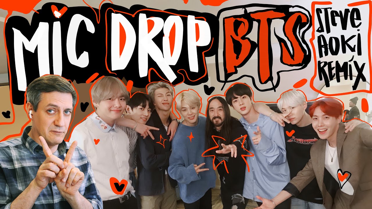 Честная реакция на BTS — Mic Drop (Steve Aoki Remix)