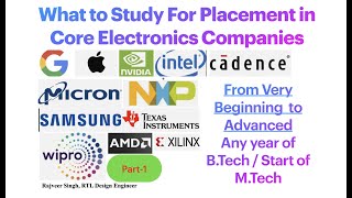 What to study for placement in core electronics companies | How to start electronics learning part-1 screenshot 3