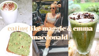 VLOG | eating like maggie & emma macdonald for a day