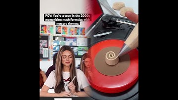 POV You’re a teen in the #2000s memorizing math formulas with nursery rhymes #nostalgia