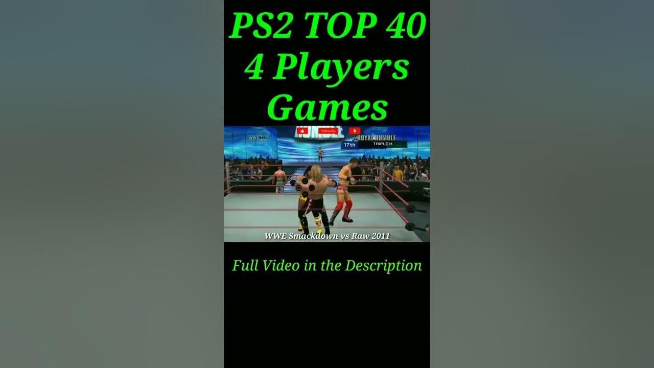 PS2 TOP 40 4 Player Games, PS2 Offline Multiplayer Split Screen Shared Screen Versus Games 