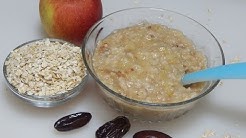 Healthy Baby Food Recipe - Oats Apple Porridge l Oatmeal with Apple & Dates l 8+ months - Durasi: 5.06. 