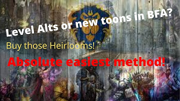 Fastest way to level in BFA Get your alts ready for 8.3