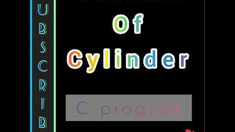 VOLUME OF CYLINDER || C program to find volume of cylinder #shorts #c_tutorial #c_code #c_program