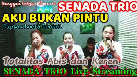 SENADA TRIO - Cover Lagu Pop Nostalgia AKU BUKAN PINTU Cipt:Loela Drakel @hangganeriksonchannel8093