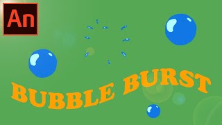 Adobe Animate Tutorial - Animate Bursting Bubbles