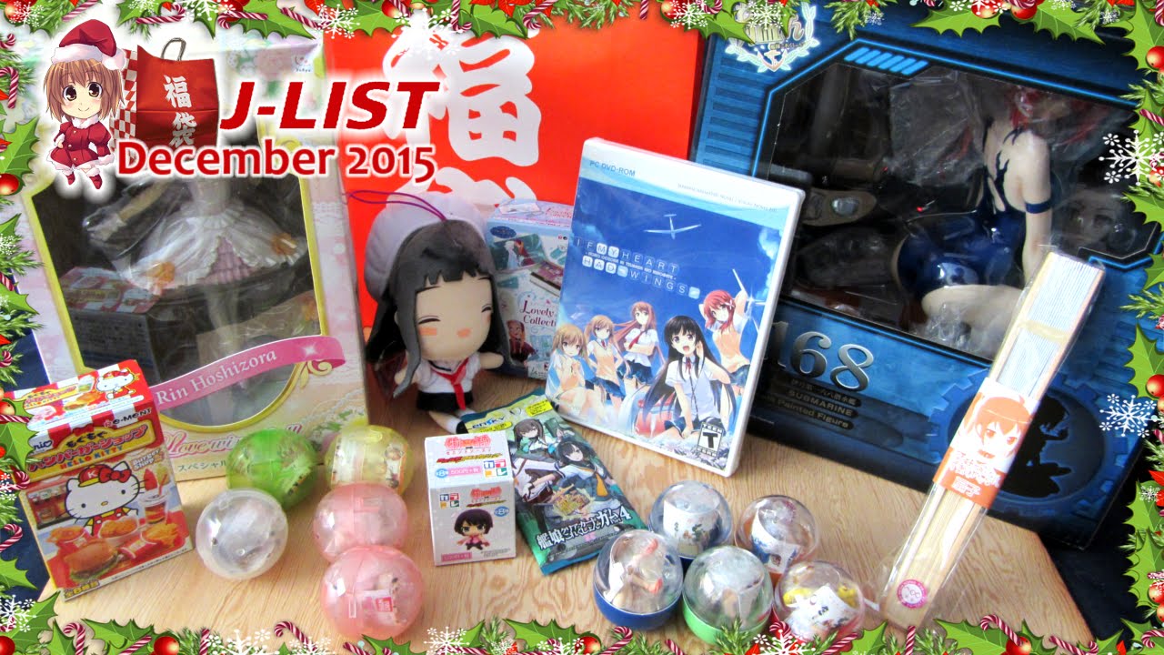 Deluxe J-List Fukubukuro Early 2016 - Anime Mystery Box - YouTube