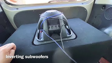INVERTING SUBWOOFERS. Why ? When to invert a subwoofer. How to invert a subwoofer .