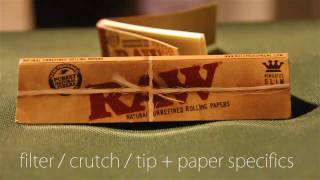 How to Roll a Filter / Crutch / Tip for your Joint + Paper and Filter Specifics
