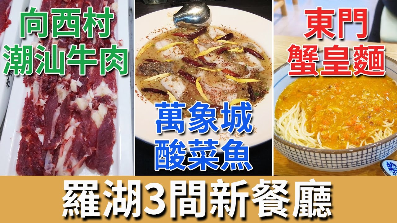 [神州穿梭.深圳#891] 羅湖3間新餐廳 萬象城 酸菜魚 向西村 潮汕牛肉火鍋 東門 蟹皇麵 | 漁語魚參川 壯雄牛肉火鍋 蟹味鼎 ...