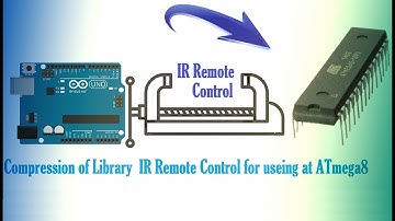 IR Remote Control library  for ATmega8