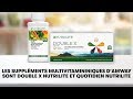 Les supplments multivitaminiques damway sont double x nutrilite et quotidien nutrilite  amway