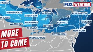 Three Rounds Of Winter Weather Target Midwest to New England