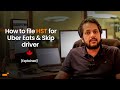 How To File HST For Uber Eats & Skip Drivers - explained