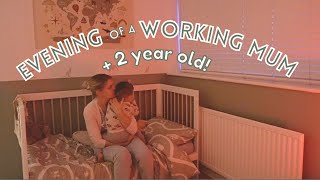 REALISTIC evening routine with a 2 year old + solo working mum | HomeWithShan