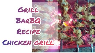 BarBQ easy racipe || how to make barBQ in grill || grilled barBQ recipe . Resimi