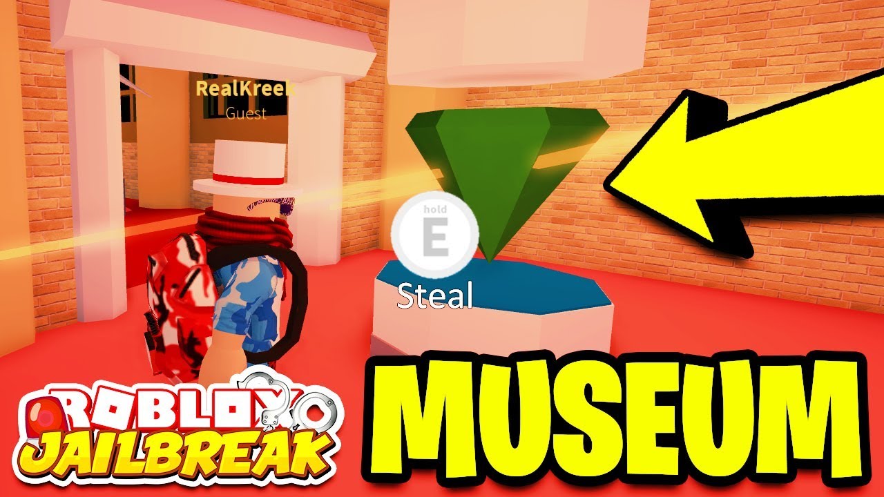 Roblox Jailbreak New Dinosaur Museum Robbery New Update Is Here New Car New Museum More Youtube - roblox obby escape grandma jd roblox free knife code