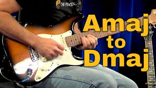 How to Improvise Over Amaj to Dmaj Using Only Pentatonic Scales