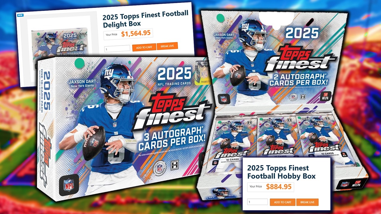DID I GET MY $2500 WORTH?!! | 2025 Topps Finest NFL Hobby