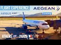 Flight experience aegean airlines a321neo athens  to paris  economy class