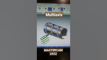 VMC MACHINE | VMC PROGRAMING IN MASTERCAM 2022 MULTIAXIS| 4 AXIS PROGRAMING IN MASTERCAM 2022