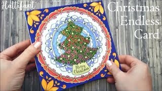 Hattifant - Christmas Mandala Endless Card |  Papercraft | Tutorial