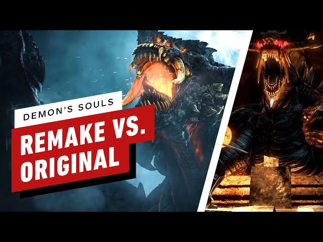 Demon's Souls Remake vs Original Early Grpahics Comparison - video