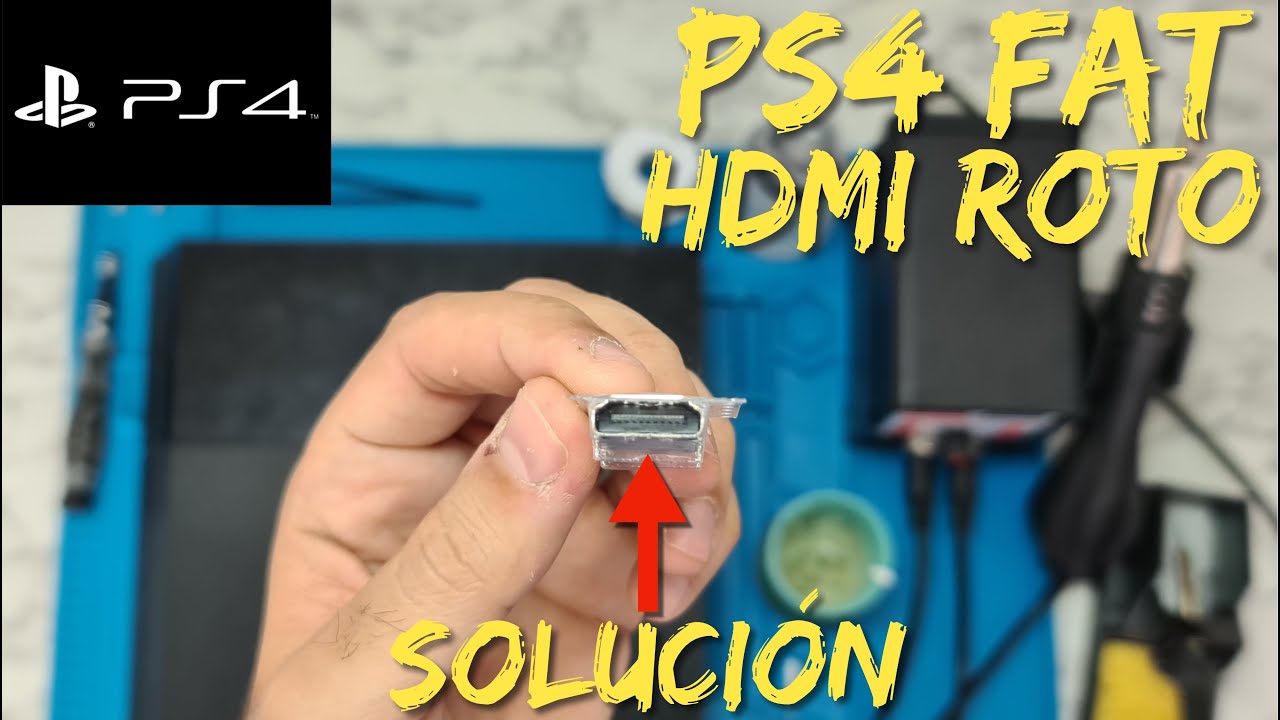 PS4 Fat HDMI Roto y Fallos de Imagen // Solución paso a paso - YouTube