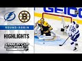 NHL Highlights | Lightning @ Bruins, Round Robin - Aug. 5, 2020