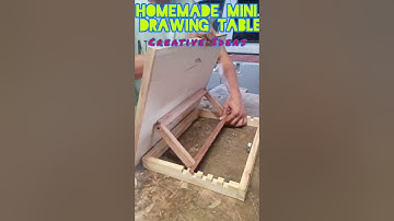 Homemade Mini Drawing Table, Creative Ideas
