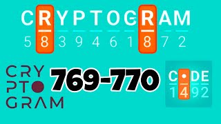 CRYPTOGRAM level 769 770