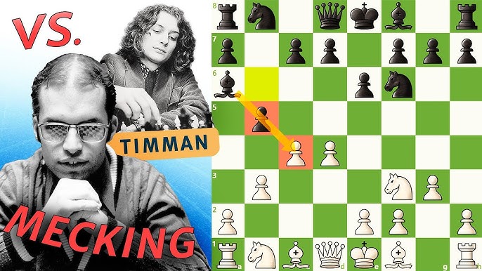 Dois GÊNIOS se ENCONTRAM - H. Mecking Vs Jan Timman 