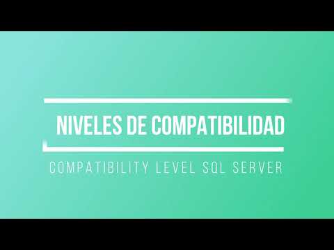 Video: ¿Cómo cambio el nivel de compatibilidad de una base de datos?