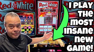 The most insane NEW SLOT Game from Aries Technology! This is the RED & WHITE Coin Pusher at Winstar! screenshot 5