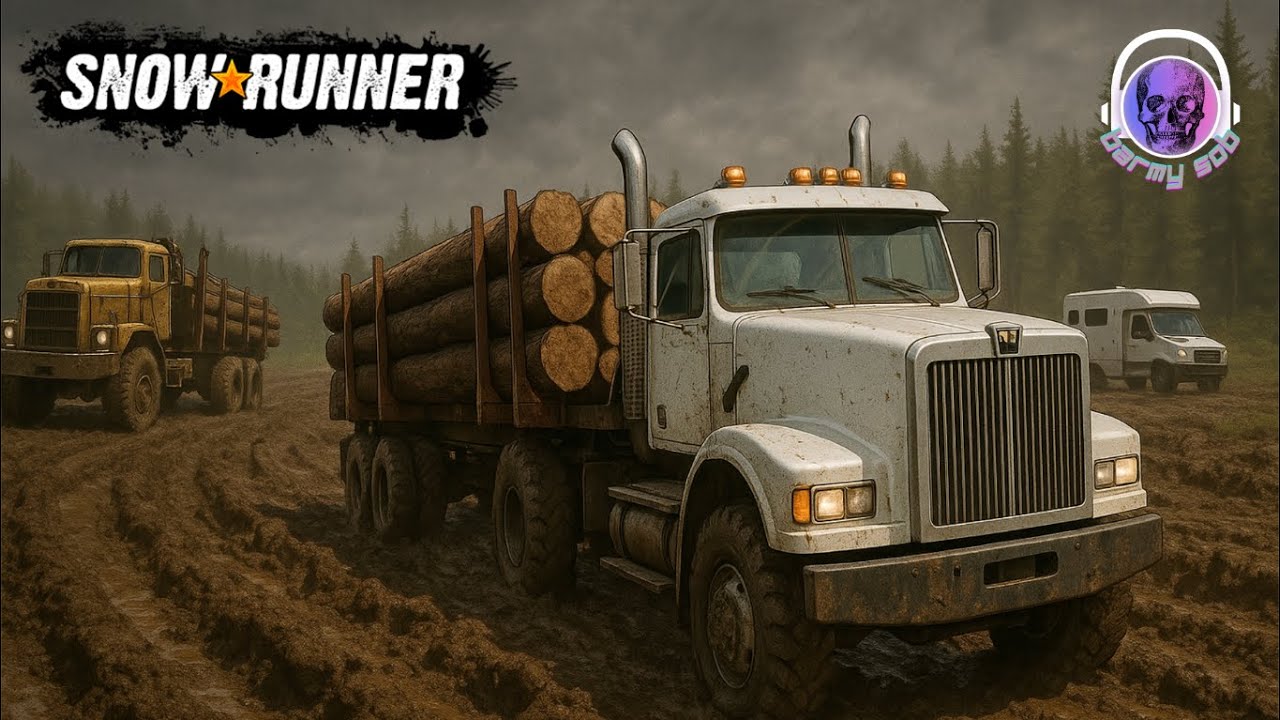 SnowRunner Mud Madness! Heavy Logging Run Through Impossible Terrain