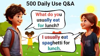 500 Daily Use Questions And Answers Simple Present Tense English Speaking Practice