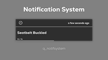 FiveM | q_notifsystem | A sleek, modern Notification System