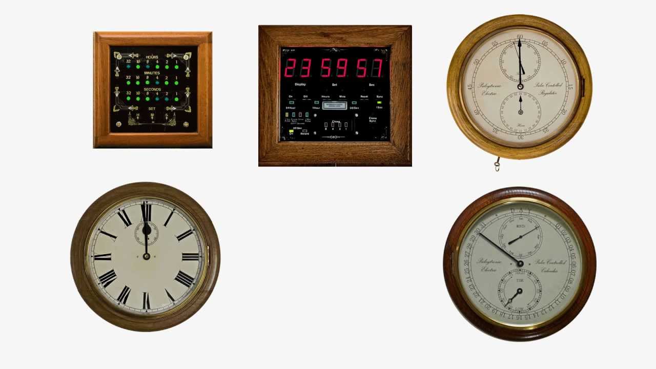 Electromechanical Master Clock & Slaves demo - YouTube