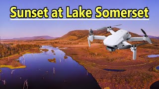 Sunset Arial Views at Lake Somerset