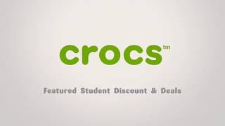 student discount on crocs