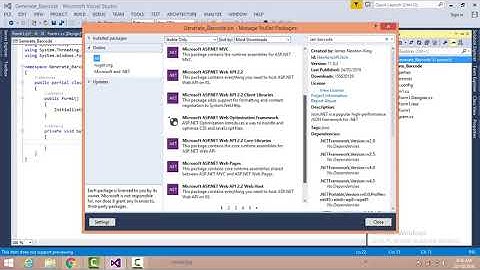 Generate Scanning barcode c#