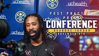 Deandre Jordan Post Practice Media 110624