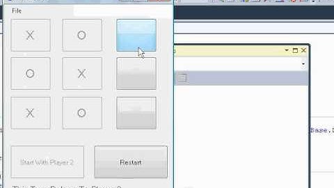 Visual Basic 2010 Game -  Tic Tac Toe (With Codes)