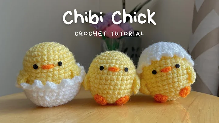 How to Crochet Chibi Chicks (Detachable Shell! Quick, Easy) 🐣