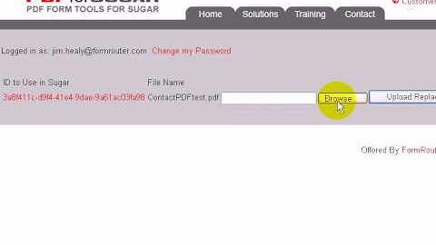 How To Merge Data From Sugarcrm into PDF Forms PDFforSUGAR.com
