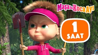 Maşa İle Koca Ayı - 🏸 Tüm eğlence ve oyunla 😃 1 saat ⏰ Çizgi Film Koleksiyonu