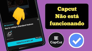 Como corrigir o problema de exportação de vídeos do CapCut | você está usando um recurso padrão
