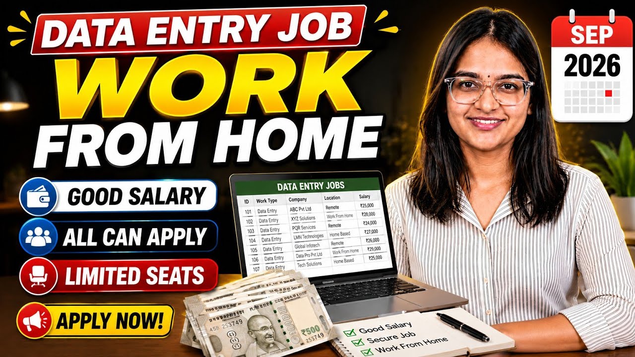 rewrite this title 🔥Data Entry Work From Home Job 2026 | Good Salary | All Can Apply | Free Registration rewrite this title 🔥Data Entry Work From Home Job 2026 | Good Salary | All Can Apply | Free Registration