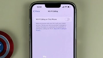 How to enable/disable Wifi Calling on this iPhone on iPhone 13 Pro Max ios 15