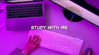 💜 Purple Theme Real Time Study With Me | no music | keyboard asmr | studyasmr | 一起學習吧 screenshot 1